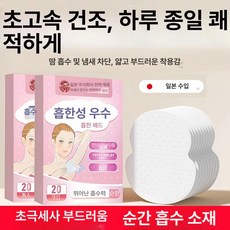 yulmubao 겨땀패드 오염방지 모자땀흡수패드, 40개입 2박스, 1개