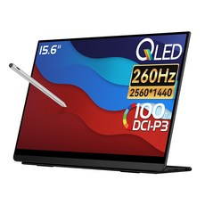 EHOMEWEI 이홈웨이 L시리즈 16인치 2.5K QLED 휴대용 모니터 100% DCI-P3 HDR 최대 144Hz 맥북 노트북 듀얼 서브모니터, LQHG-156PW, 39.6cm