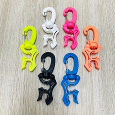BCD管夾 水肺潛水配件, 隨機發貨，挑色請備註,10mm*10mm