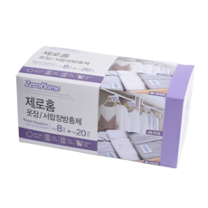 크린스타 제로홈 방충제 옷장 8p + 서랍장 20p 라벤다, 1세트