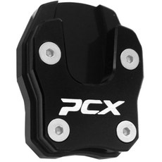 혼다 PCX 사이드 스탠드 클립 18 26연식 스텝 확장 발판 패드 호환, 1개, 블랙