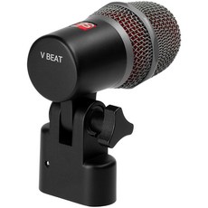 SE Electronics V BEAT 드럼 마이크 - 정밀한 위치 설정을 위한 조절 가능한 회전 마운트가 있는 톰스 앤 스네어용 컴팩트 다이내믹 슈퍼카디오이드 드럼 마이크 -