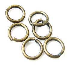 Bead 비즈부재료 누름볼 O링 구멍지프 랍스터고리 한세트, 신주 O링 (1x5-10g)