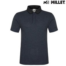 밀레 MILLER 40%특가 반팔카라티 신축성좋은 냉감스트라이프소재 허리배색 카라티셔츠_US 493589
