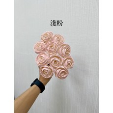 泰國索拉平原玫瑰(尖葉款)乾燥花 每束10支 高品質花藝素材，居家裝飾，花藝設計, 淺粉