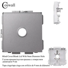 COSWALL 그레이 그레이 펄스 커튼 초인종 조광기 20A 온수기 풋 라이트 블라인드 커버 벽 조명 스위치 백라