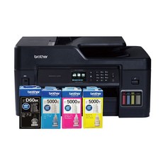 brother MFC-T4500DW 原廠大連供A3多功能複合機 傳真 列印 掃描 複印, 加原廠四色墨水1組
