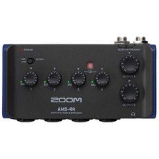 Zoom AMS-44 迷你錄音介面 直播Podcast聲卡 可裝電池 公司貨, 單主機