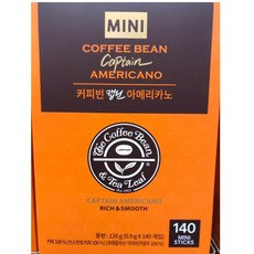커피빈 캡틴아메리카노 미니 140 개입 코스트코, 0.9g, 140개입, 1개