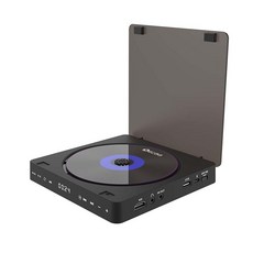 미니 휴대용 CD플레이어 아날로그 vcd CDP, 1. 검은색