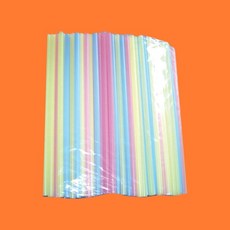 컬러 5mm 일자빨대 약100개입, 5mm(100개 내외), 1개, 100개입