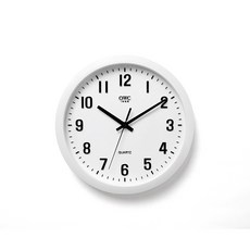 오더블유씨 베이직 입체 벽시계 OT912BK, 화이트(OT912WH)