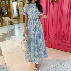 여성 롱셔츠원피스 여름 착용감 편안한 벨트드레스 캐주얼 모던한 디자인 40대