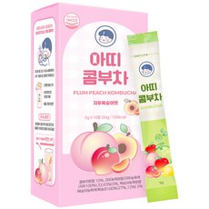 아띠 콤부차 자두 복숭아맛, 1개, 10개입, 5g