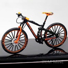 자전거 핑거 피규어 모형 미니 미니어처 선물용 손가락 활강 산악자전거 흑록 수집 우선 발송 자전거, 25 블랙 합금 받침대 향을 넣을 수 있는 시