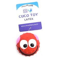 쿠코토이 라텍스 왕눈이 삑삑이 (빨강), 1개, 왕눈이(빨강)