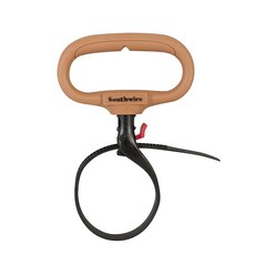 SOUT 아웃hwire CLPT03 7.6cm(3인치) 조절 가능한 튼튼한 클램프 타이 회전 손잡이 재사용 지퍼 다운 케이블 브라운 104753