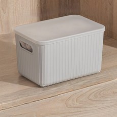 잇다 다용도 리빙박스 팬트리 정리함, 그레이, 8개