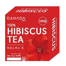 호박팥차 다하다 히비스커스 클레오파트라 100티백 뷰티차, 1세트
