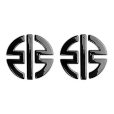 호환 가와사키 닌자 3D 오토바이 스티커 로고 데칼 H2 Zx6R Zx12R 400 650 1000 용, 02 Black