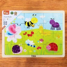 나우케이 큰조각 곤충 퍼즐 24피스