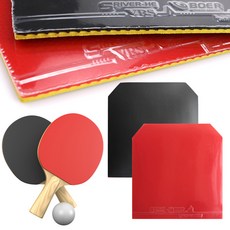 ITTF 승인 로키 아서 탁구 러버 시트 4가지 색상 스티키 핍스 인 라켓 하드 케이크 스펀지, 01 Purple