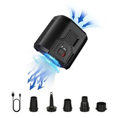 EVO PUMP 3 便攜式充氣泵 戶外露營 充氣吸氣一體 1000升/分鐘高流速 5kPa高壓 TYPE-C充電 1300mAh電池, 顏色隨機, 1個