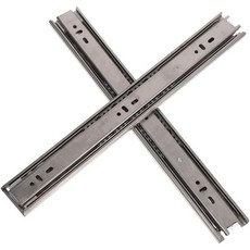 토이미토이 2개 접이식 풀 확장 볼 베어링 서랍 레일 무음 사이드