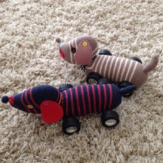 산책 강아지 닥스 교구 바느질 인형만들기 펠트diy, 네이비, 1개