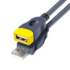 USB2.0 연장선 회색 고속 데이터 전송 케이블, 3m, 1개
