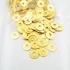 기념 주화 24/20mm 황금 어 고대 풍수 행운 행운의 용 골동품 부 돈 수집 선물, [01] 2.4cm 30pcs