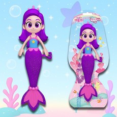 레인보우버블젬 시크릿 헤엄치는 인어공주 퍼플 인어공주 인형