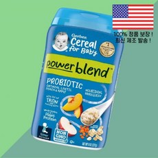 거버 시리얼 2nd Foods 오트밀 렌틸 복숭아 피치 사과 애플 8온스 227g Gerber Cereal Oatmeal Lentil Peach Apple 8oz, 1