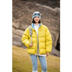 山系戶外防潑水羽絨服，男女款冬季保暖短款羽絨外套