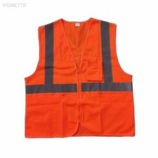 스마토 반사안전조끼 주황 망사 XXL 야간라이딩안전 야간작업안전, 1개, 상세페이지 기재