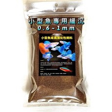 小型魚成長消化性飼料, 1個, 小型魚專用緩沉0.6~1mm,300克, 300g