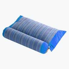 만사형통 분리형 경추 국산 편백 베개, 파랑, 1개