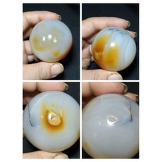 《晶棋》馬達加斯加瑪瑙球 1502, 1個, 3號 52mm 重205g