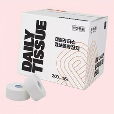 데일리티슈 무형광 점보롤 화장지 2겹 200m 16롤 4446662