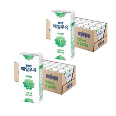 매일우유 멸균 저지방 1 200ml 48개