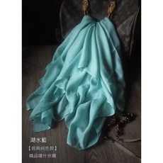 印度喀什米爾純羊毛圍巾披肩 - 純色經典款 輕柔保暖 Cashmere鑽石織紋