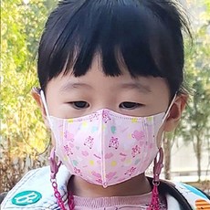 로보카 폴리3D입체마스크 100매 어린이 마스크 유아 아동 키즈 일회용 소형 새부리형, 5매입, 20개, 엠버