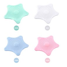 海星水槽過濾網 浴室排水孔 防堵塞 毛髮 水槽蓋, 花色隨機, 花色隨機