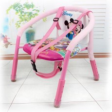 叫叫椅 寶寶餐椅 帶餐盤配件 兒童椅子 防滑靠背餐桌 加厚便攜式, 粉米奇