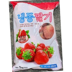 다솜 냉동딸기 홀 무가당 1kg 1개 딸기 냉동