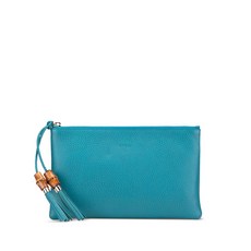 구찌 중고 2000-2015 뱀부 카프스킨 클러치