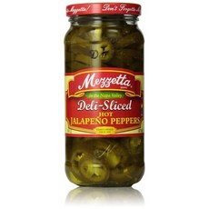 메제타 할라페뇨 페퍼 델리 슬라이스 핫 454그램 Mezzetta Jalapeno Peppers Deli-Sliced Hot 16 Ounce, 1개