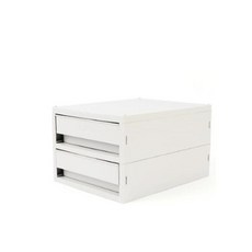 2단 서랍 정리함 미니 수납함 책상 정리 yss+1306rX