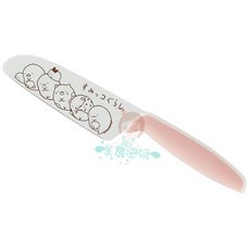 日本 SKATER 兒童用菜刀 角落生物 粉色 安全刀具, 1個