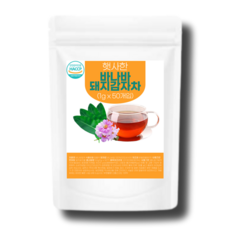바나바잎 차 돼지감자차 바나바잎 추출물 돼지감자 차 100% 티백 식약처 HACCP 해썹 식약청 인증 인정 고약사 바나나잎차 바나마잎 바나바 리프 차 바나잎 추출분말 삼각티백, 1g, 50개입, 1개